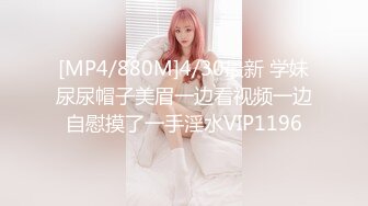 [MP4/880M]4/30最新 学妹尿尿帽子美眉一边看视频一边自慰摸了一手淫水VIP1196