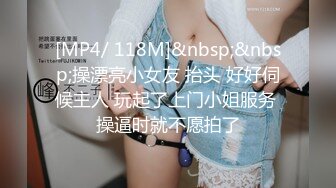 [MP4/ 118M]&nbsp;&nbsp;操漂亮小女友 抬头 好好伺候主人 玩起了上门小姐服务 操逼时就不愿拍了