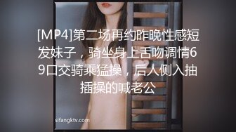 [MP4]第二场再约昨晚性感短发妹子，骑坐身上舌吻调情69口交骑乘猛操，后人侧入抽插操的喊老公