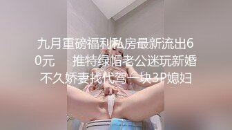 九月重磅福利私房最新流出60元❤️推特绿帽老公迷玩新婚不久娇妻找代驾一块3P媳妇