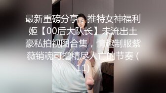 最新重磅分享，推特女神福利姬【00后大队长】未流出土豪私拍视图合集，情趣制服紫薇销魂可撸精尽人亡的节奏 (11)