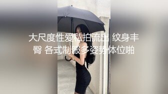 大尺度性爱私拍流出 纹身丰臀 各式制服多姿势体位啪